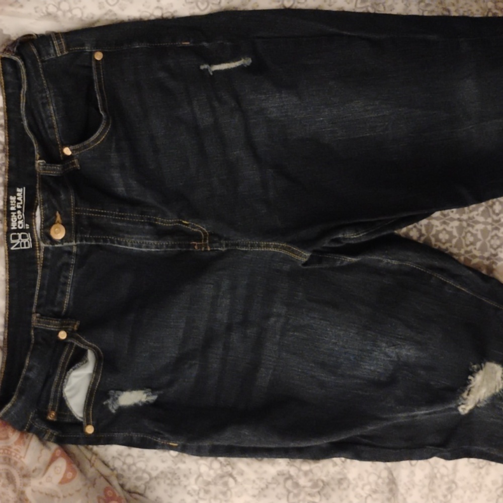 Size 17 NOBO High Rise Crop Flare